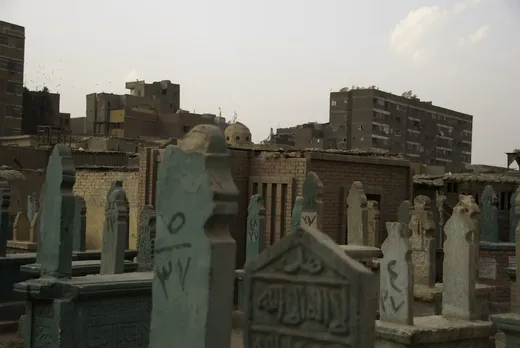 Eine Stadt auf dem Friedhof