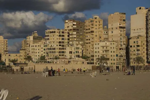 Starnd in Alexandria