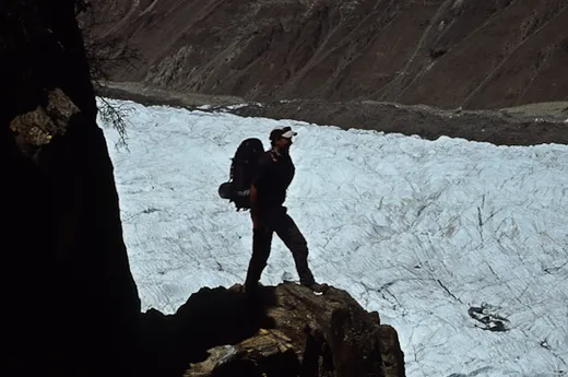 Unterwegs auf dem Gletscher