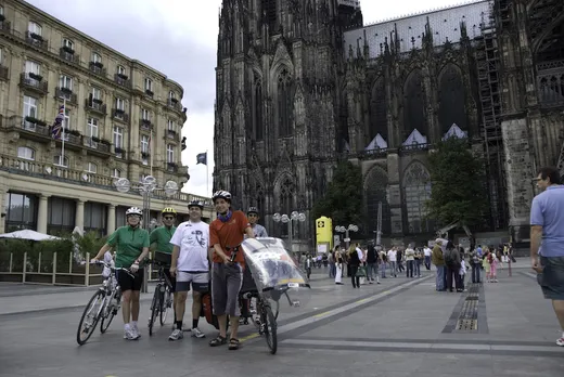 Ankunft in Koeln