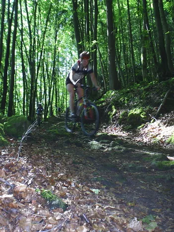 Mountainbike in Egloffstein