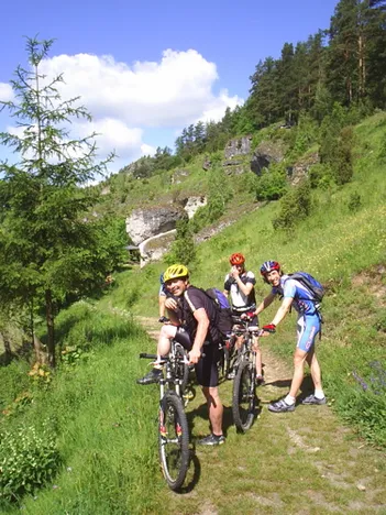 Mountainbike in Egloffstein