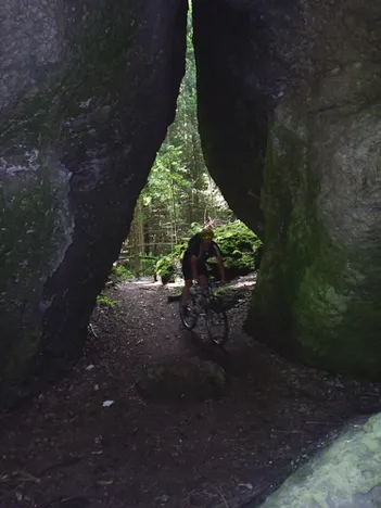 Mountainbike in Egloffstein