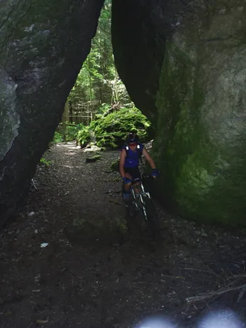 Mountainbike in Egloffstein