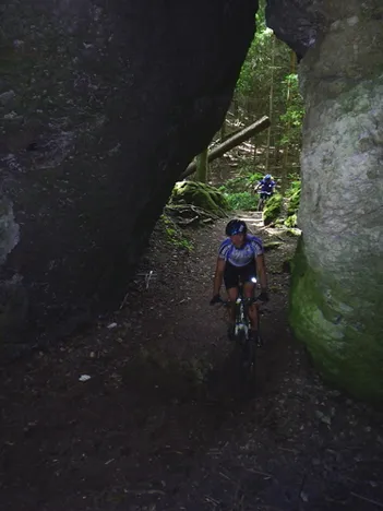 Mountainbike in Egloffstein