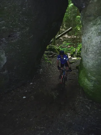 Mountainbike in Egloffstein