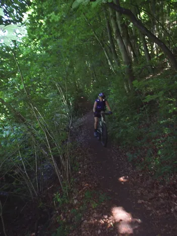 Mountainbike in Egloffstein