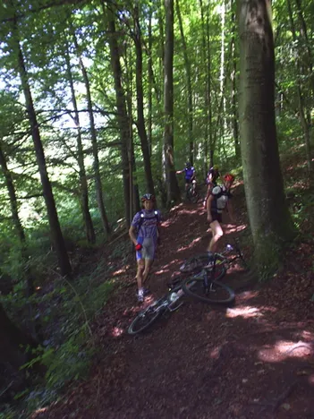 Mountainbike in Egloffstein