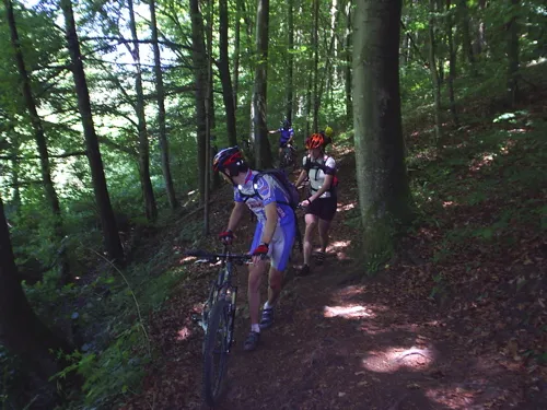Mountainbike in Egloffstein