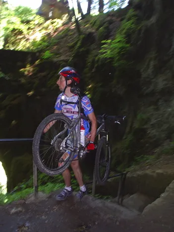 Mountainbike in Egloffstein
