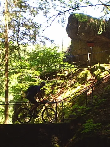 Mountainbike in Egloffstein