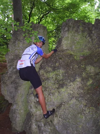 Mountainbike in Egloffstein