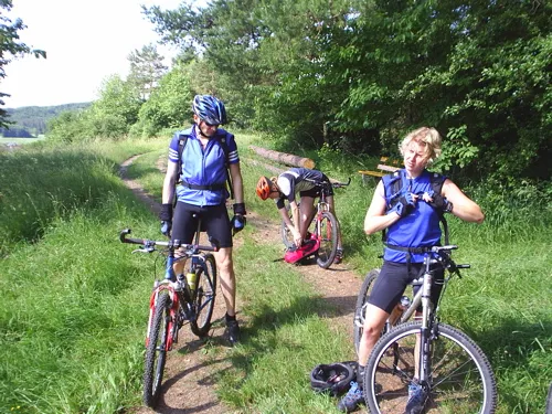 Mountainbike in Egloffstein