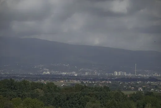 Zagreb von der Ferne
