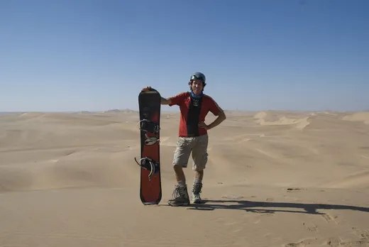 Benni goes Sandboarding