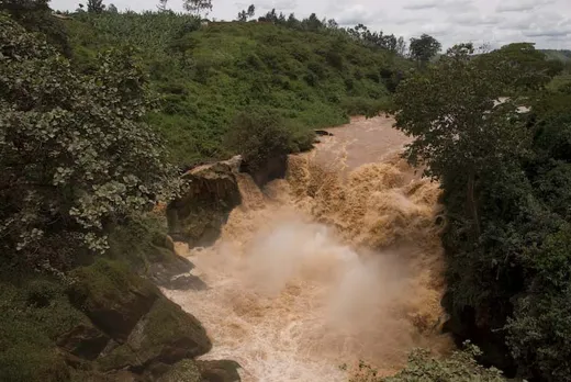 Der Grenzfluss mit Tanzania