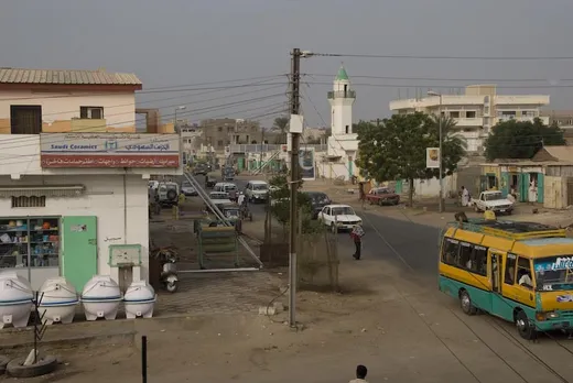 Blick aus meinem Hotel in Port Sudan