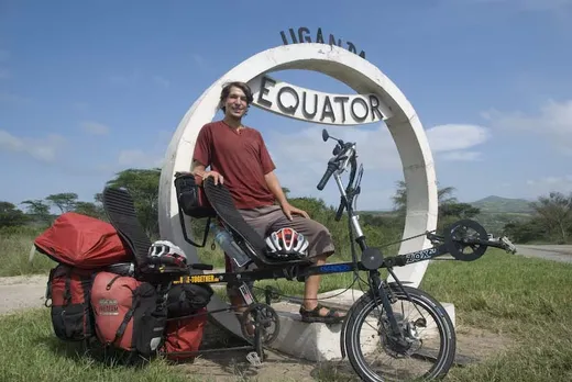 Nach 10150 Kilometern habe ich den Aequator erreicht