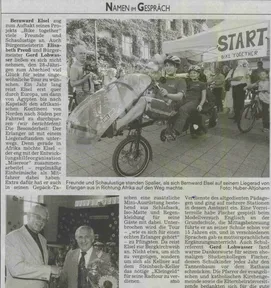 Zeitungsausschnitt: Erlanger Nachrichten, 10.8.2007: Namen im Gespräch